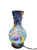vase, Turkish Vase, mosaic vase, glass mosaic, vase lamp, lamp, lamp vase, mosaic lamp, turkish lamp, handmade turkish lamp, handmade turkish vase with light, home decor, gift, housewarming gift, crackled glass, blue glass, blue vase