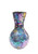 vase, Turkish Vase, mosaic vase, glass mosaic, vase lamp, lamp, lamp vase, mosaic lamp, turkish lamp, handmade turkish lamp, handmade turkish vase with light, home decor, gift, housewarming gift, crackled glass, blue glass, blue vase