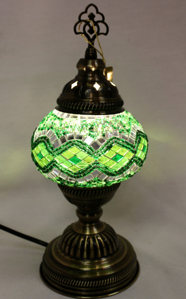 Turkish lamp, table lamp, mosaic lamp, handmade lamps, tiffany lamp, accent light, mood lamp, desk lamp soft light, mosaic table lamp, green lamp