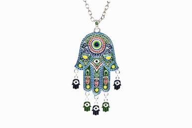 Mini Hamsa With Green Eye – ceMMent