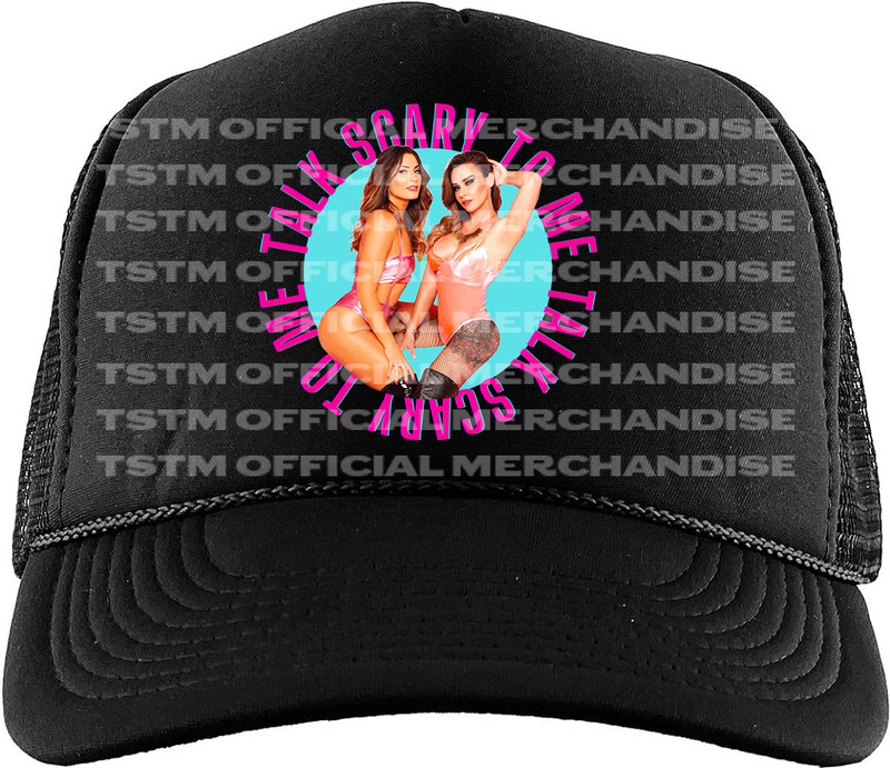 Talk Scary To Me Neon Trucker Hat