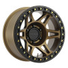 Method MR106 Beadlock 17x9 -44mm Offset 5x5 71.5mm CB Method Bronze w/BH-H24125 Wheel