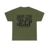 Save The Full Size Jeep Retro Jeep Truck T-Shirt