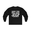 Save The Full Size Jeep Retro Jeep Truck Long Sleeve T-Shirt