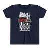 Stars, Stripes & 4WD Red Cherokee SJ Kids Short Sleeve T-shirt