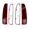 1974-1988 J-Series Truck Taillight Lens Kit; Left And Right