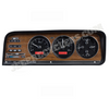 Dakota Digital VHX Series Dashboard 1973-1985; Black Alloy/Red