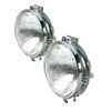Rhino Grille Support Round Headlight Assembly - Pair