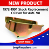 1972-1991 Stock Replacement Oil Pan for AMC V8