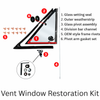 wagoneer vent window weatherstripping kit