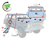 1974-1983 Wagoneer & 4-Door Cherokee Master Weatherstrip & Vent Window Restoration Kit