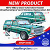 cherokee sj weatherstrip promo