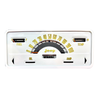 1963-1965 Gauge Cluster Glass