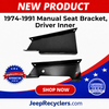 Driver inner full size jeep seat bracket