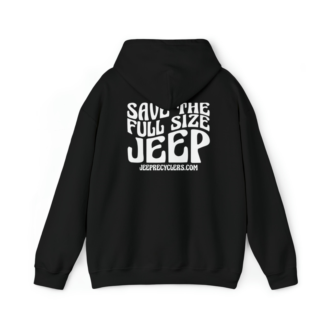★JEEP★ circle graphic hoodie save-the-full-size-jeep-retro-