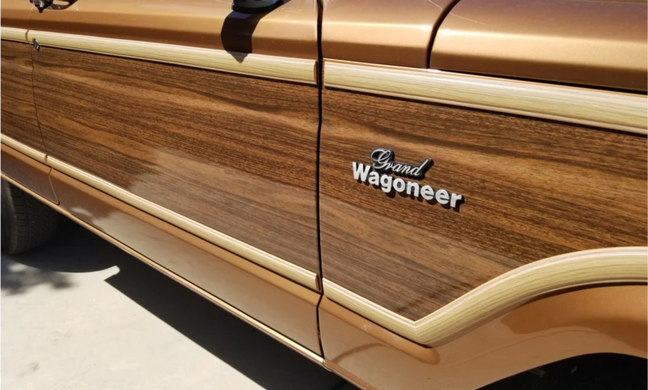 1979-1986 Jeep Wagoneer, Grand Wagoneer Woodgrain 3M Vinyl Cut-to 1979-1986 Jeep Wagoneer, Grand Wagoneer Woodgrain 3M Vinyl Cut-to