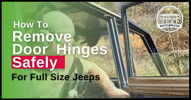 How To Remove Door Hinges From Full Size Jeeps (without damaging or destroying!) 