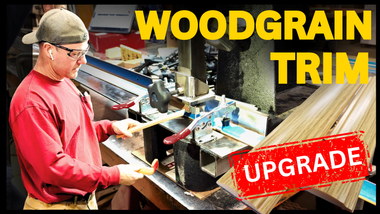 How We Upgraded Our Woodgrain Trim