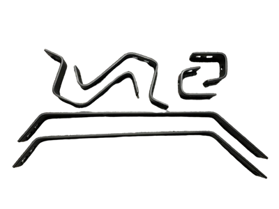 Jeep 1963-1983 Cherokee SJ, Wagoneer, J-10, J-20 Reconditioned Front 3 Piece Bumper Bracket Assembly (6 pieces)