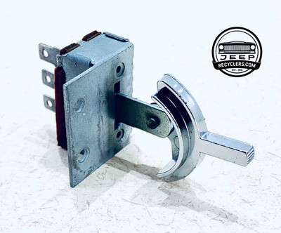 Full Size Jeep 1973-1985  Cherokee SJ, Wagoneer, J-Truck, J-10, J-20, FSJ Restored Fan Control Switch