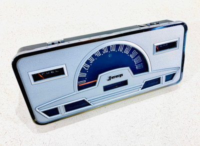 Full Size Jeep 1963-1972 Gladiator, Wagoneer, J-Series Truck, FSJ Restored Instrument Gauge Cluster W/LED's