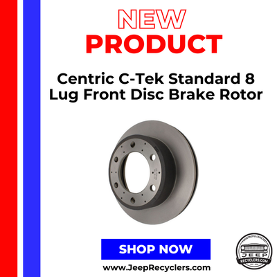 Centric C-Tek Standard 8 Lug Front Disc Brake Rotor