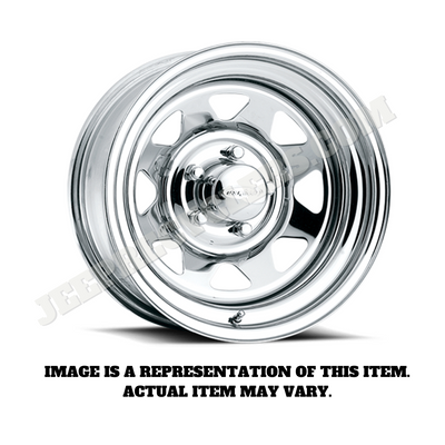 U.S. Wheel -8 SPOKE (SERIES 75) 15 x7, 6 Lug, 4.50 Backspace