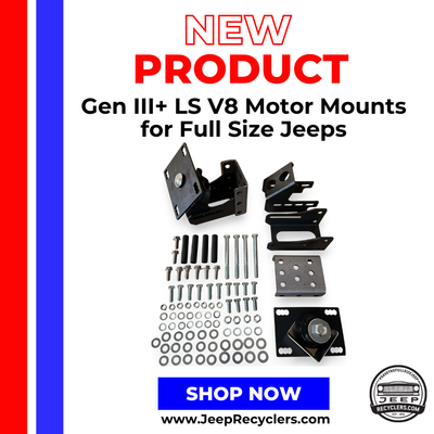 Gen III+ LS V8 Motor Mounts for M715 / M725