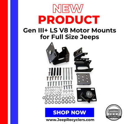 Gen III+ LS V8 Motor Mounts for Full Size Jeeps