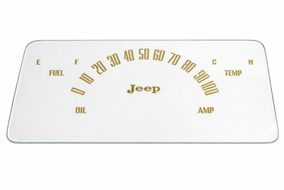 1963-1965 Gauge Cluster Glass