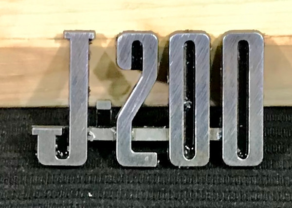Full Size Jeep 1962-1965 Gladiator, J-Series Truck J-200 Emblem / Badge