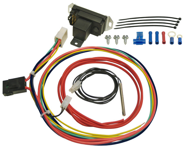Adjustable Electric Fan Controller, Push In Radiator Probe