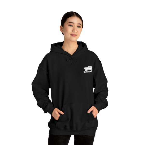 パーカー・フーディ JEEP Cherokee Vintage Hooded Sweatshirt JP5THU835BK Save the Full Size Jeep Retro Cherokee SJ Hoodie - Jeep