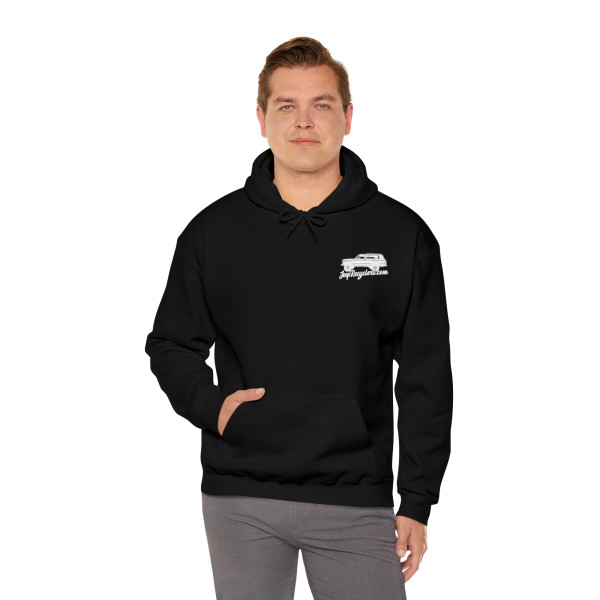 ★JEEP★ Cherokee half-zip hooded sweatshirt Save the Full Size Jeep Retro Cherokee SJ Hoodie - Jeep