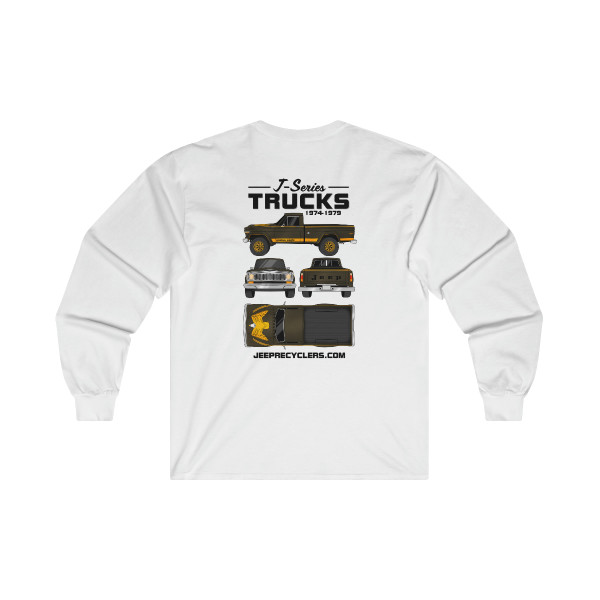 Classic Golden Eagle J-Series Jeep Truck 1974-1979 Long Sleeve T-Shirt