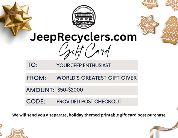 Holiday Gift Card $50-$2000