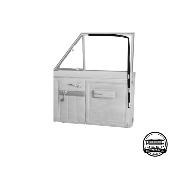 1963-1991 Jeep Cherokee, Wagoneer, Grand Wagoneer Passenger & Driver Front & Rear Glass Run Window Channel Kit