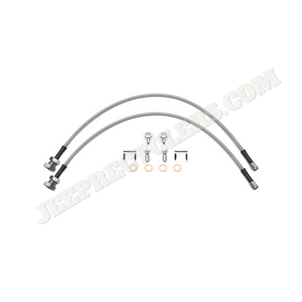 Flexline Kit for Front D52 Dual Piston Caliper; 24 inch