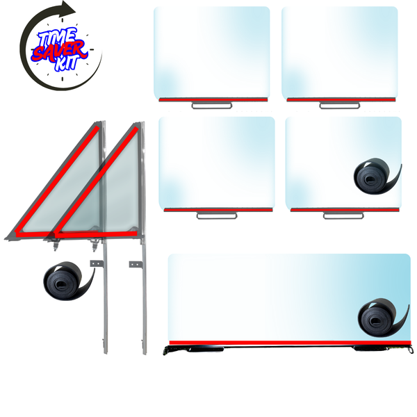 4-Door Wagoneer, Cherokee Manual Window Glass Setting Seal Kit
