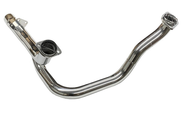 1980-1991 Front Exhaust Silver Ceramic Coated Stainless Steel Y-Pipe V8