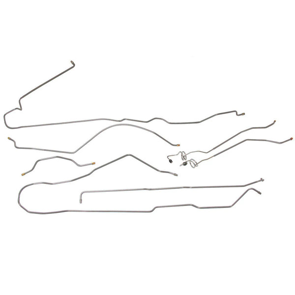 1974-1988 Jeep J20 Std. Cab Longbed Brake Line Kit, Stainless