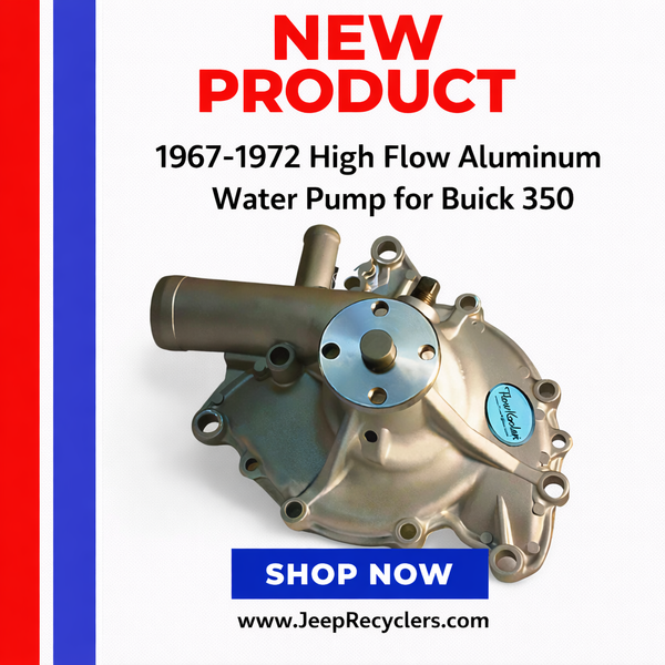 1967-1972 High Flow Water Aluminum Pump for Buick 350
