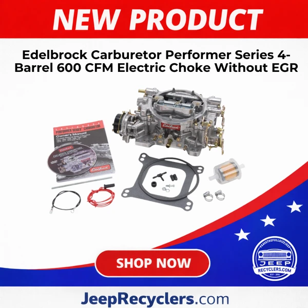 Edelbrock Carburetor Performer Series 4-Barrel 600 CFM Electric Choke Without EGR