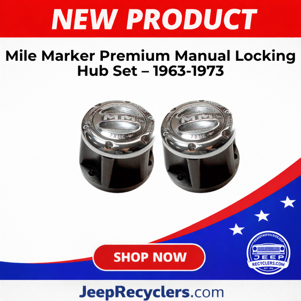 Mile Marker Premium Manual Locking Hub Set – 1963-1973
