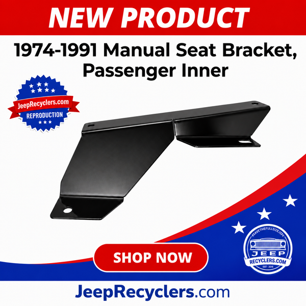 1974-1991 Manual Seat Bracket, Passenger Inner