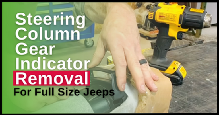 Steering Column Gear Indicator Removal Steering Column Gear Indicator Removal