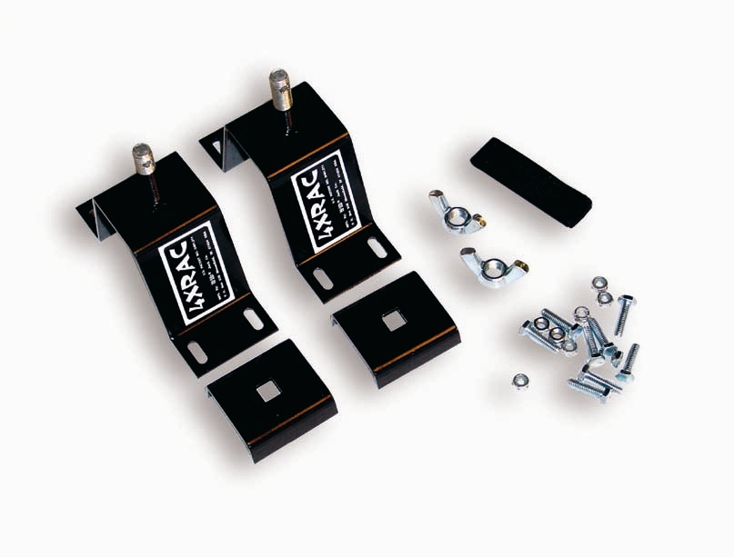 Heavy-duty Hi-Lift Jack mounting system.  Easily bolts to any flat surface.
