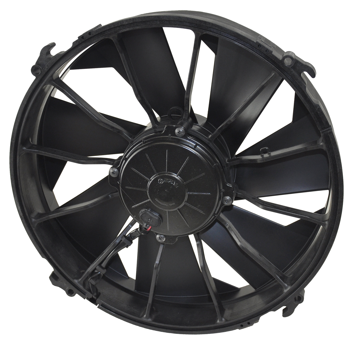 12" High Output Single RAD Pusher/Puller Fan with Standard Mount Kit