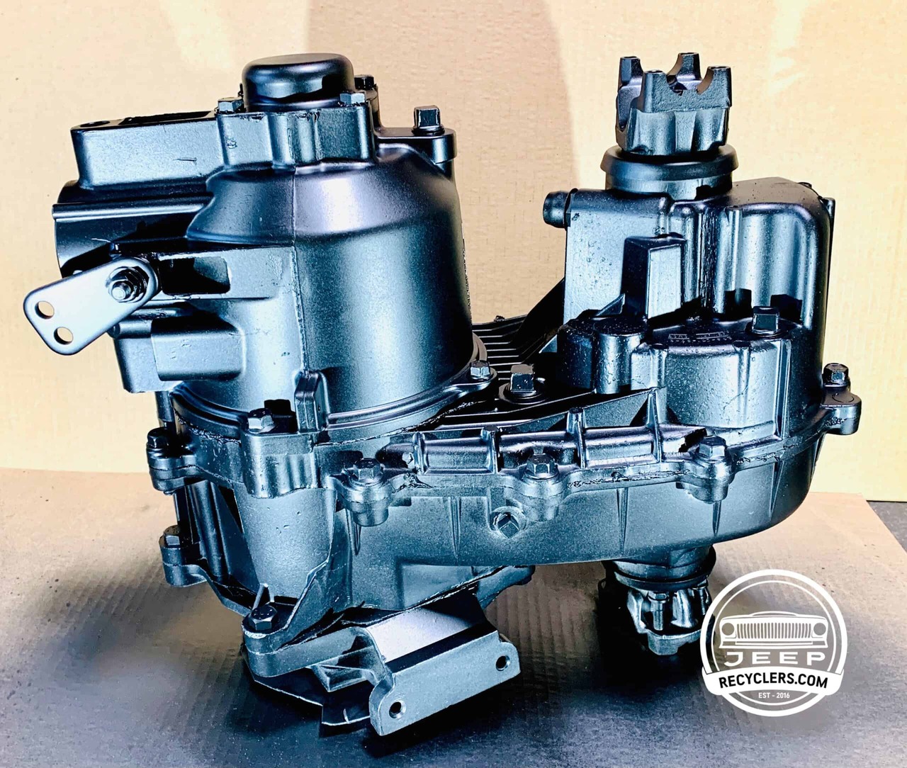 Full Size Jeep 1973-1979 Jeep Cherokee SJ, Wagoneer, J-10, J-20, REBUILT Quadratrac Borg Warner 1339 W/Low Range With Mile Marker 4x2 Part Time Conversion Kit & Premium Hubs