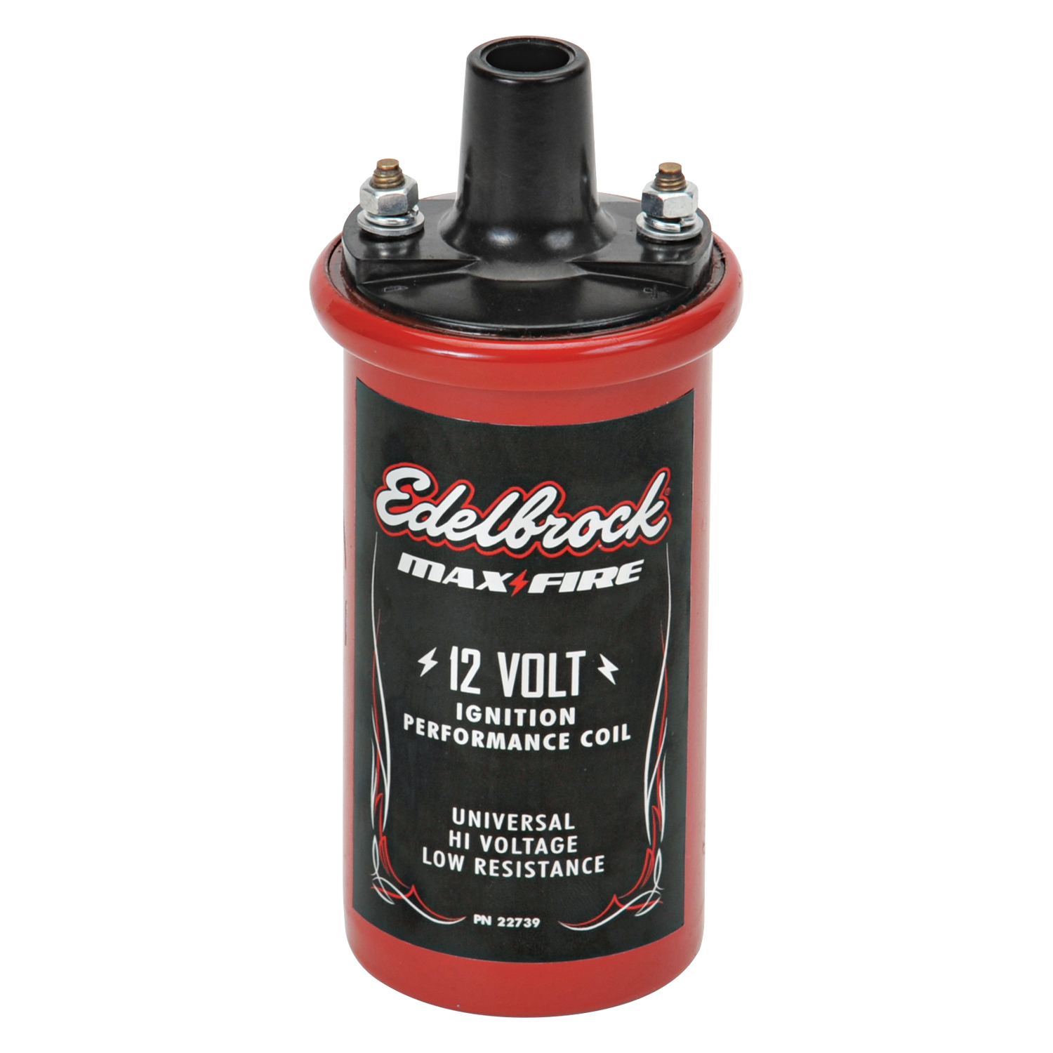 Universal 12V cannister-style w/ primary resistance 1.4 ohms & output of 42000V.